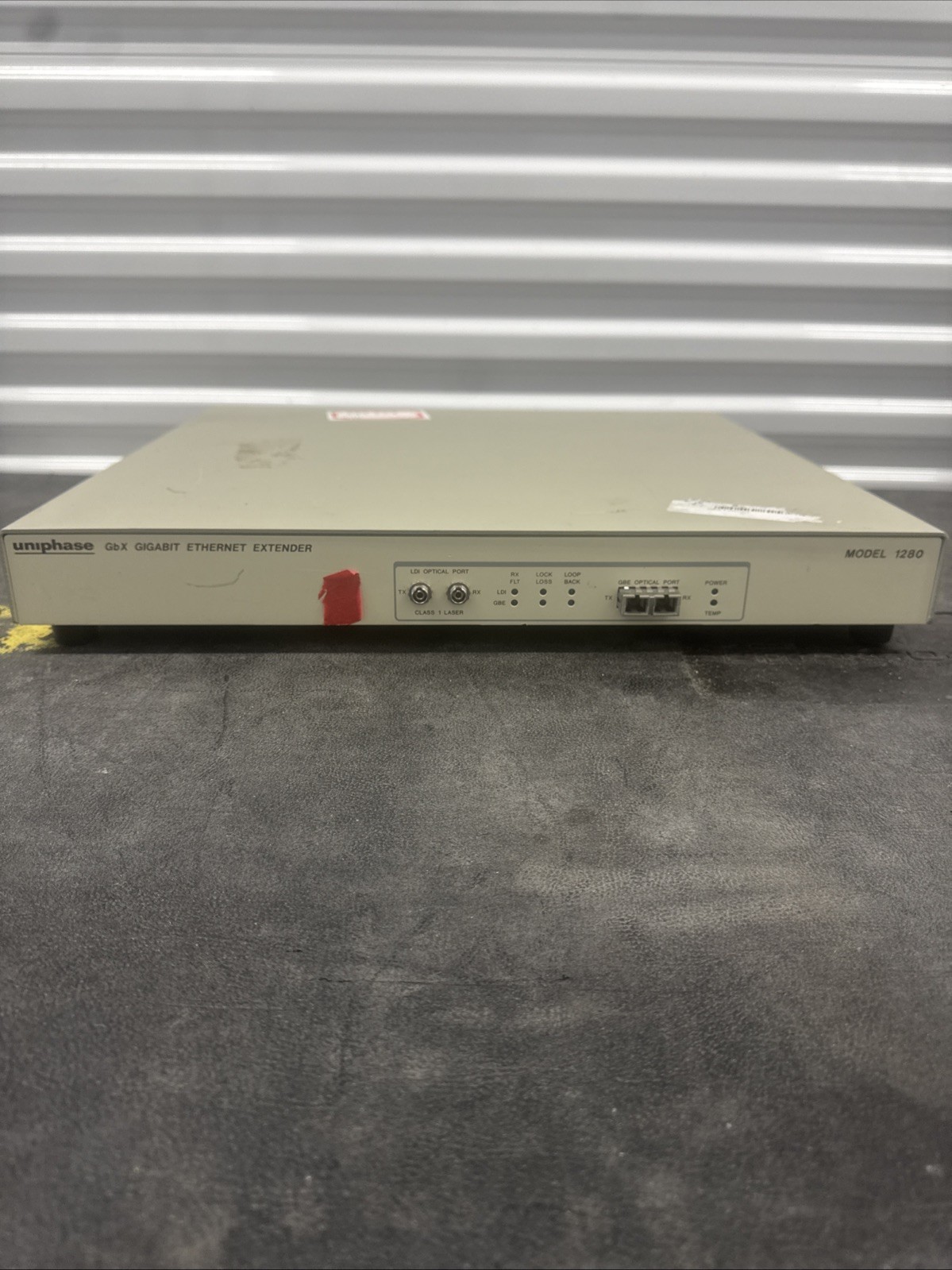 JDS Uniphase GBX Gigabit Ethernet Extender 1280-25121-326R8 CNMDFLOCRA