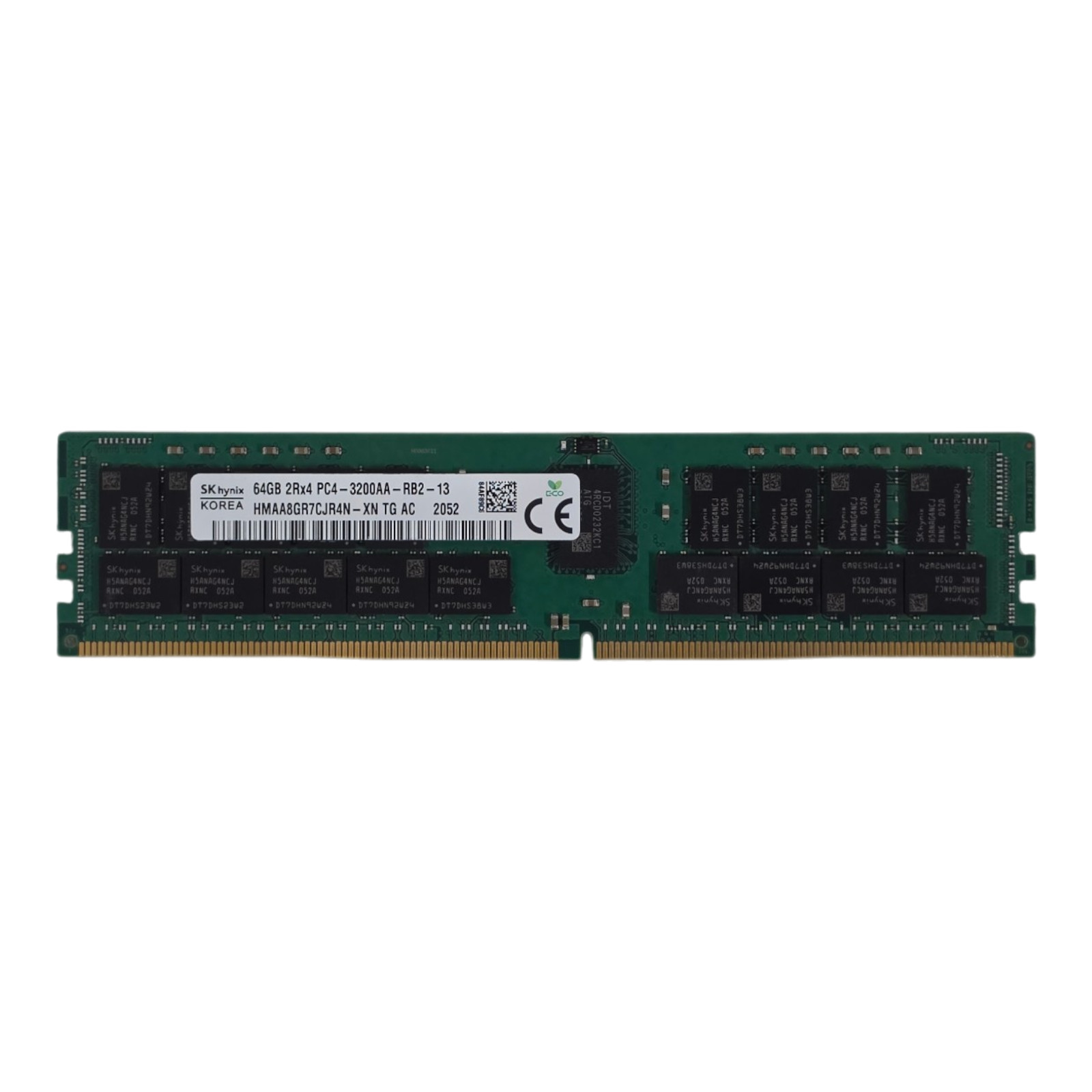 SK Hynix HMAA8GR7CJR4N-XN 64GB 2Rx4 PC4-3200AA DDR4-25600 ECC RDIMM Memory