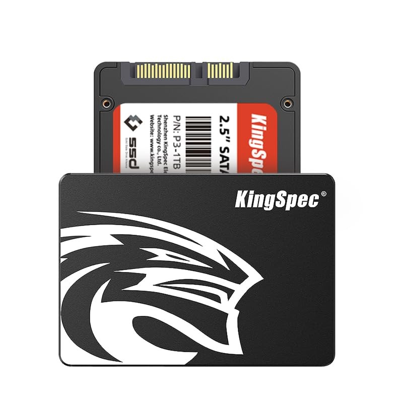 KingSpec 2TB 2.5 SSD SATA III Internal  550MB/s Read, 520MB/s Write with 3D N...