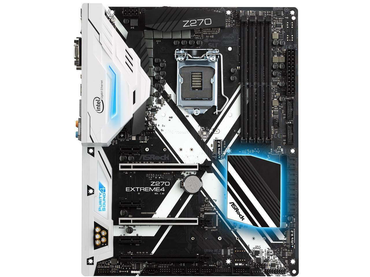FOR ASRock Z270 EXTREME4 Motherboard Supports 6/7 Generation DDR4 64GB Mainboard