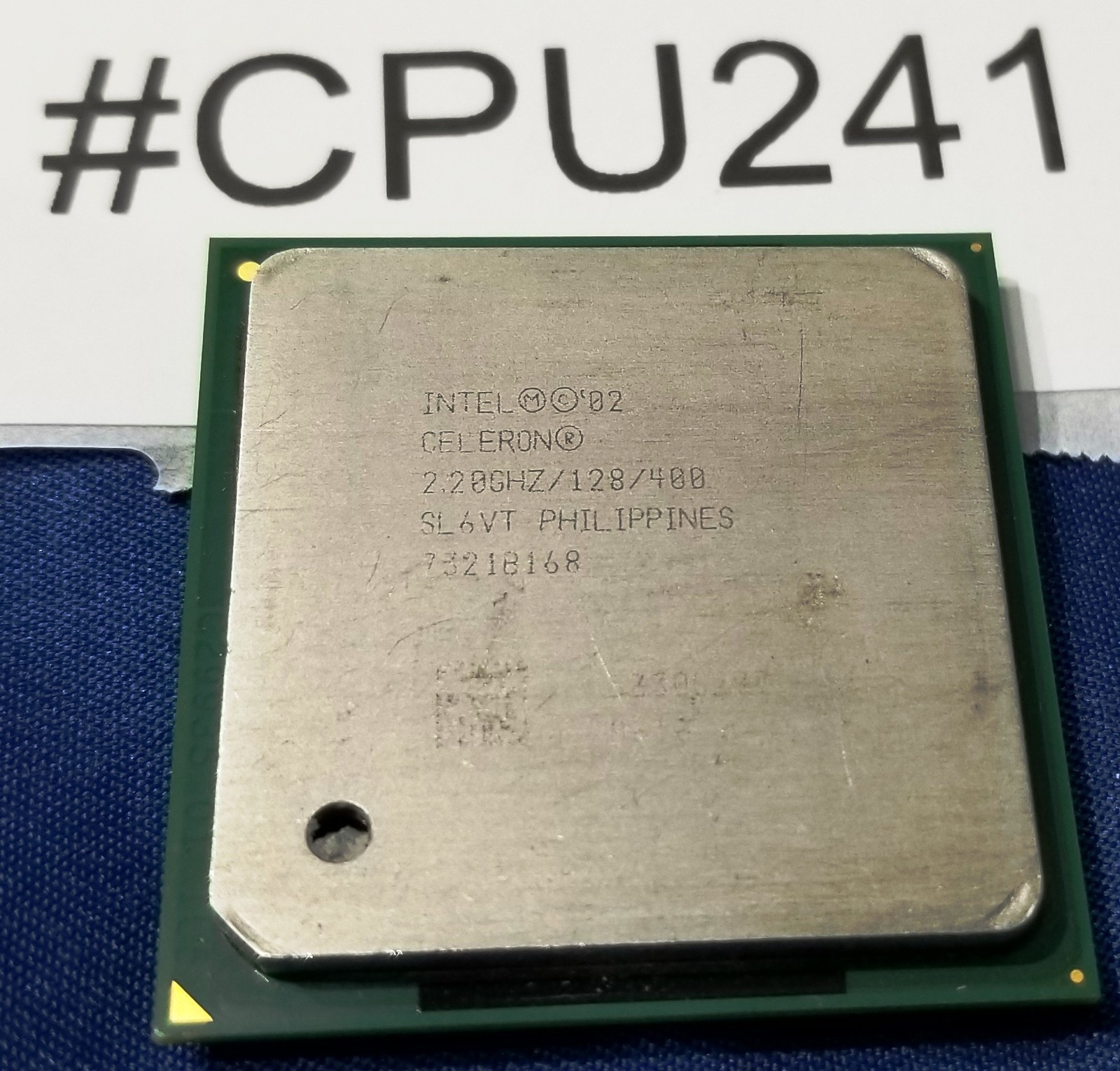 Intel® Celeron® SL6VT 128MB Cache 2.20GHz Northwood-128 Socket 478 CPU Processor