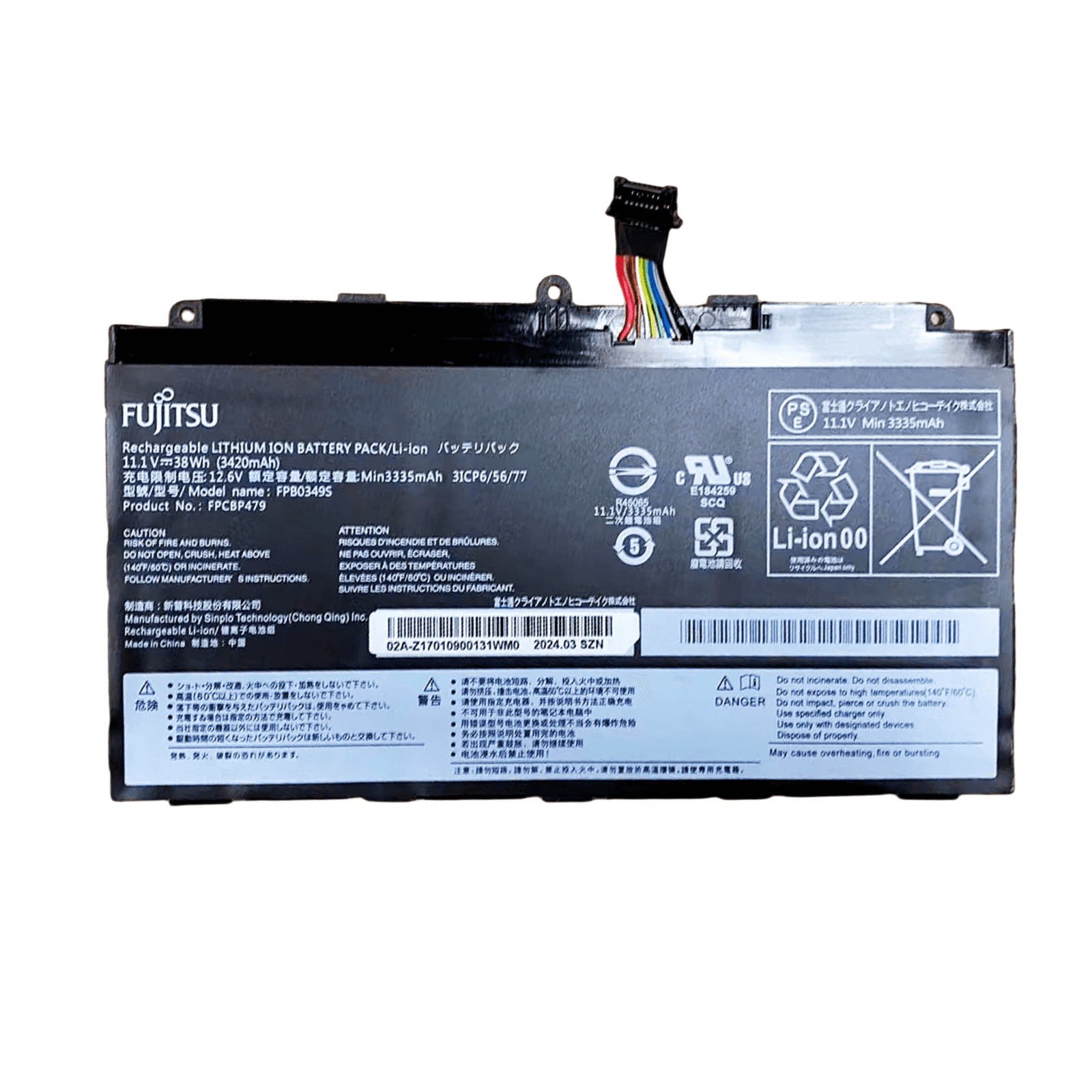 FPB0349S FPCBP479 New Genuine Battery for Fujitsu Stylistic Q616 Q665 Q738 Q739
