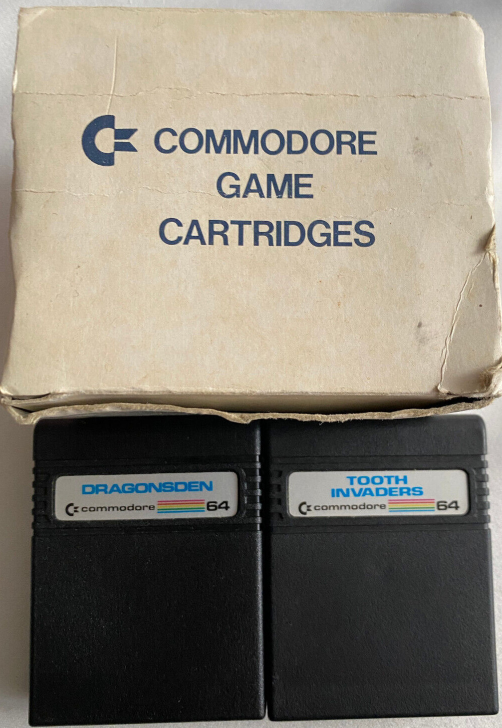 7 X Commodore C64/C128 Modules/ Cartridge, Top, Works