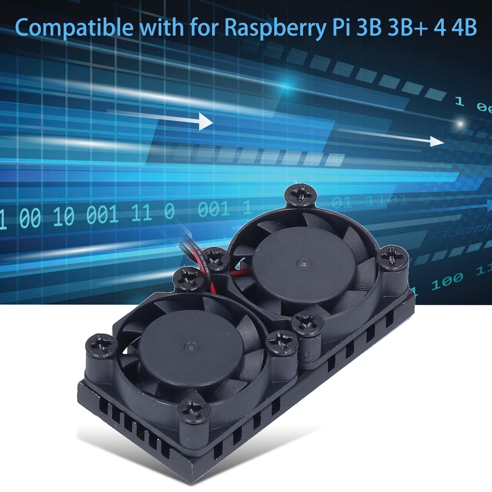 Cooling Fans for  Heatsink Cooler Radiator ABS Low Noise