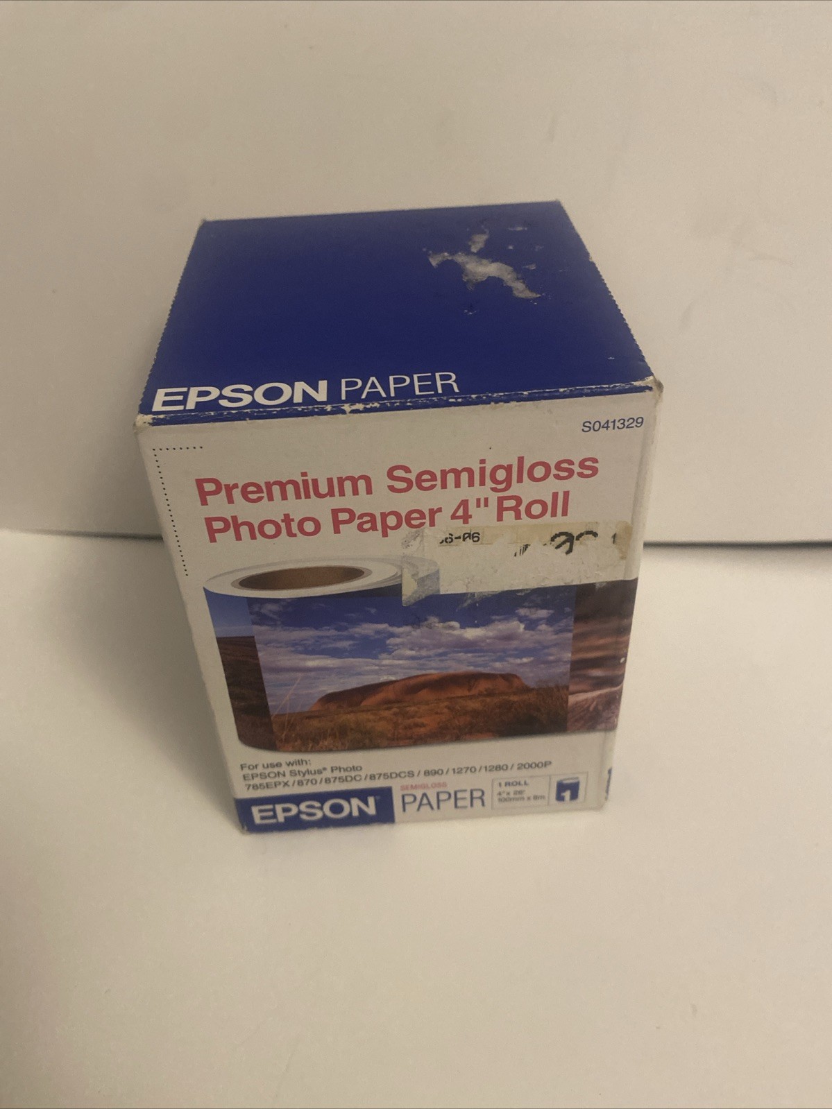 Epson Premium Semi Gloss Photo Paper 4" Roll 26’ -S041329 Open Box