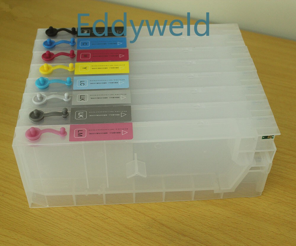 8PC Refillable ink cartridge for Epson Stylus Pro4000/4400/7600/ 9600 Printer