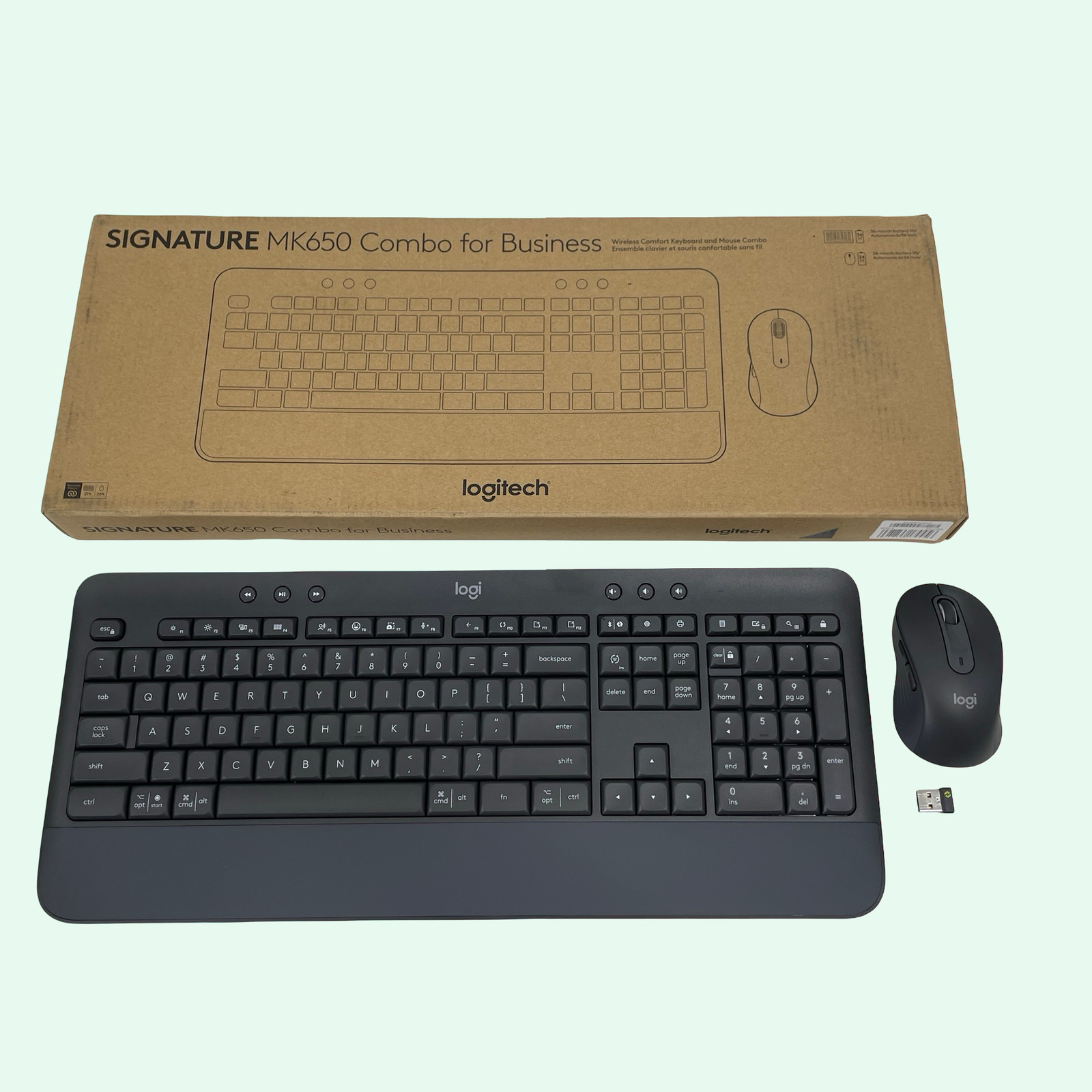 Logitech Signature MK650 Combo Mouse & Keyboard for Business Wireless