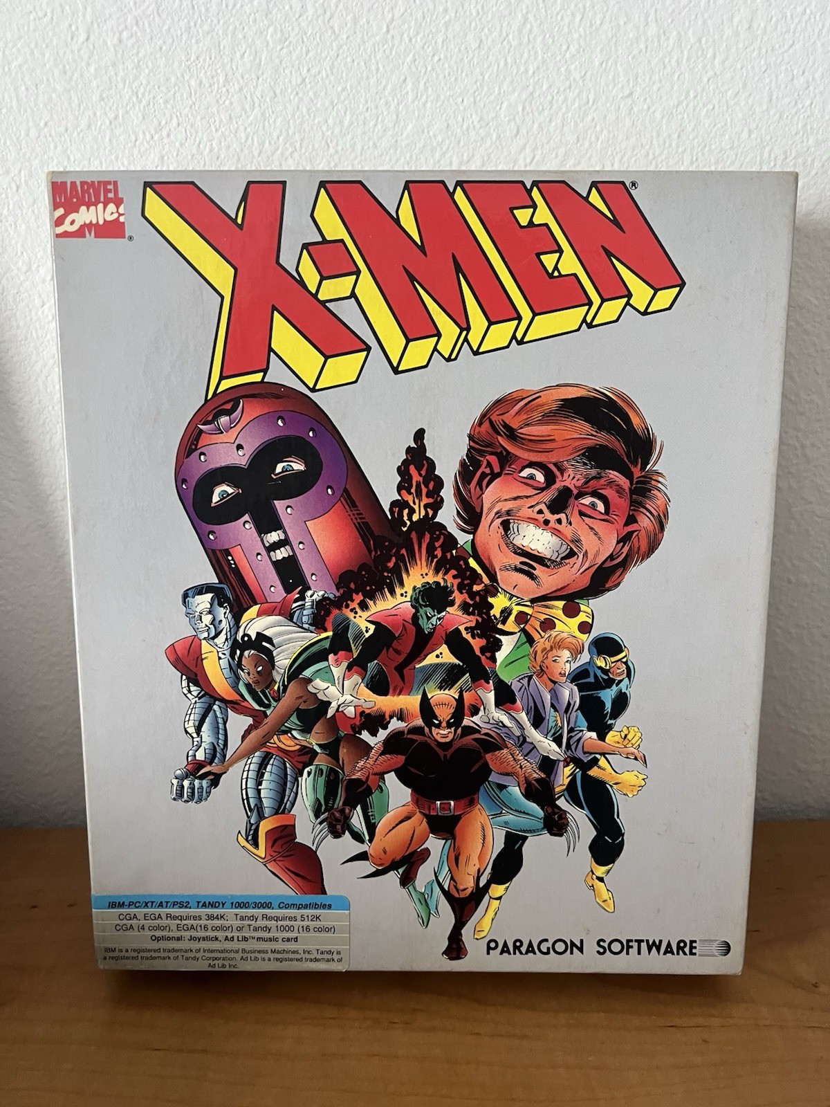 XMen (IBM PC 5 1/4  Disk) Madness in Murderworld Paragon Software 1989 READ DESC