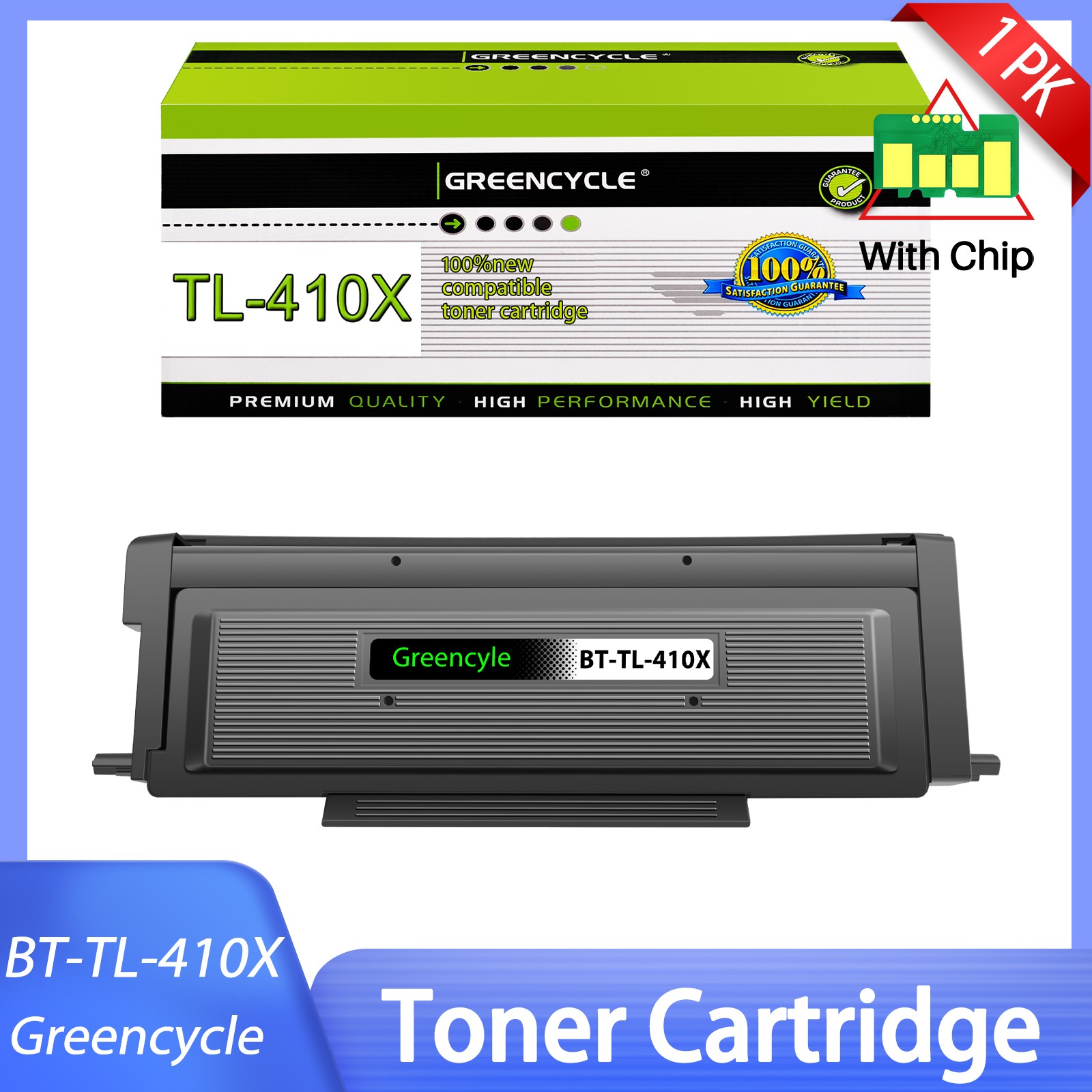 1PK TL-410X TL-410H Toner Cartridge For Pantum P3300DN P3010DW P3012DW~New Chip