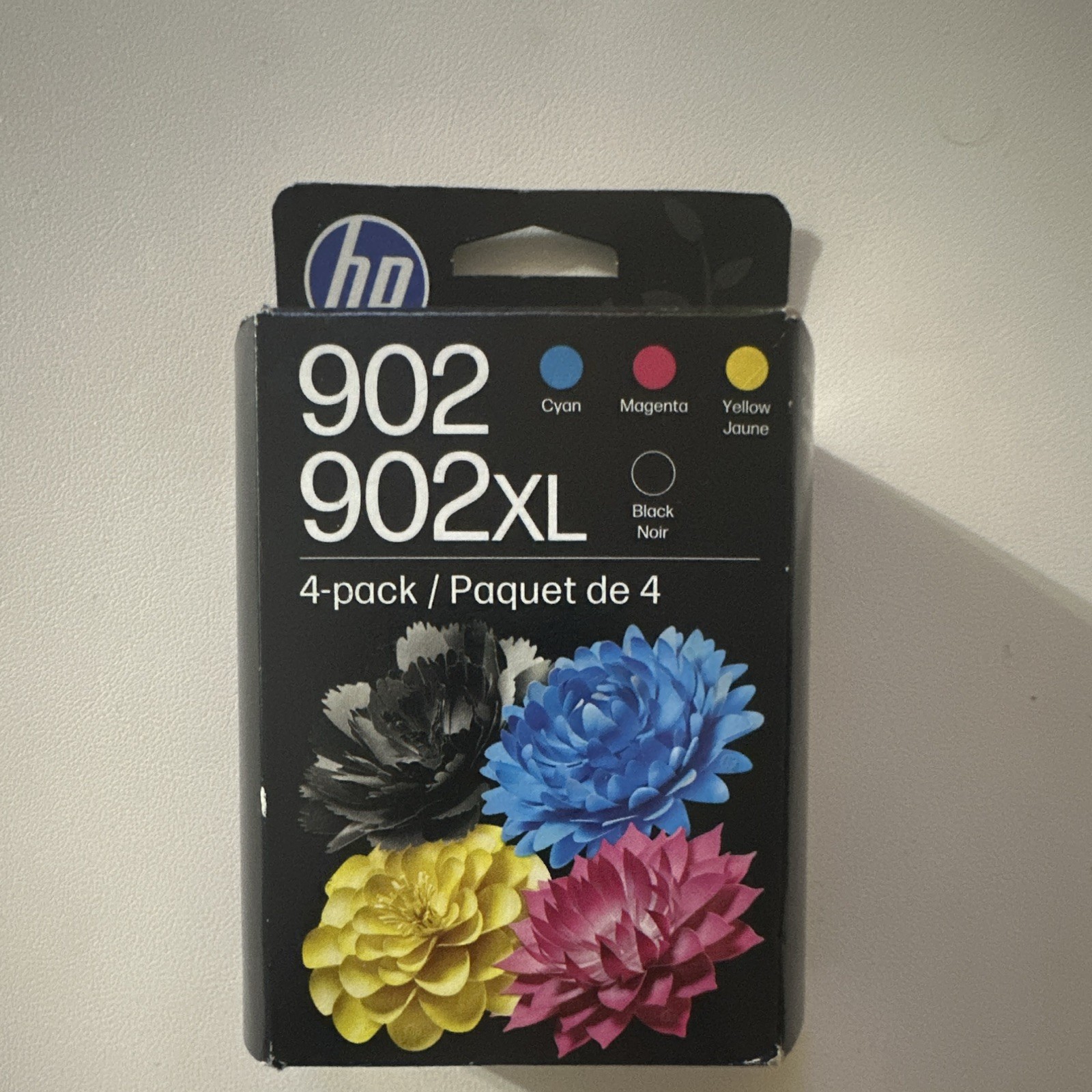HP 902/902XL Genuine Original Inkjet Ink Cartridges 4-Pack CMYK