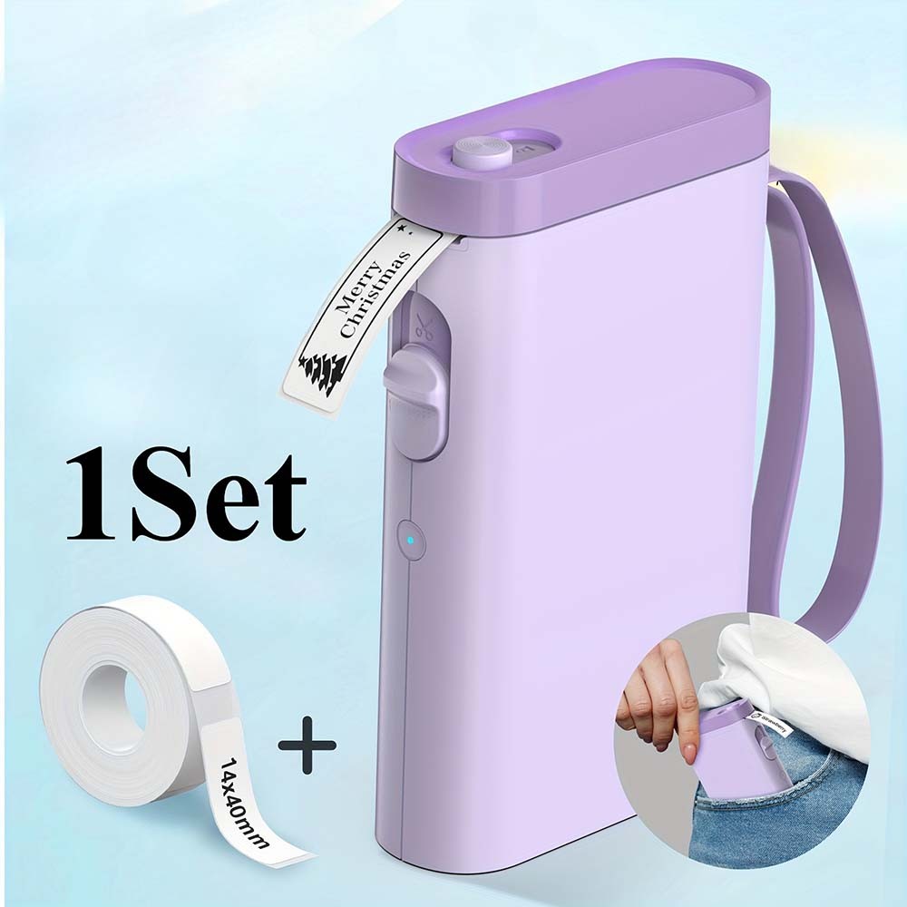 Mini High-Clear Compact Easy-To-Use Practical P21 Wireless Thermal Label Printer