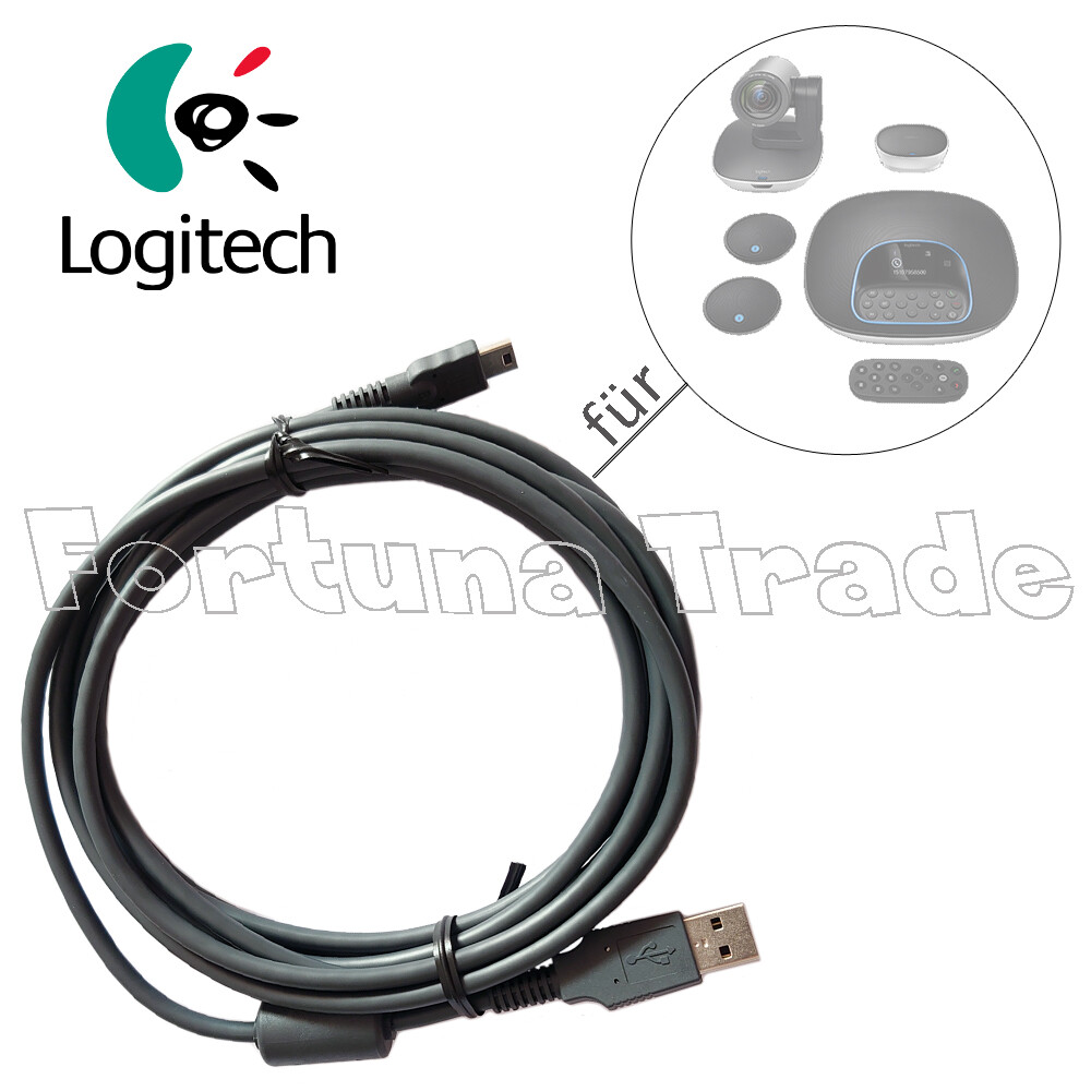 Genuine Logitech Data Power USB Cable Group Video Conference System 993-001139