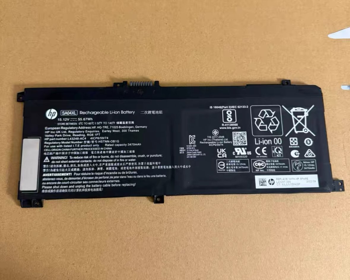 Genuine OEM SA04XL Battery for HP X360 15-DR 15-DR0010TX  L43267-005 L43248-AC1