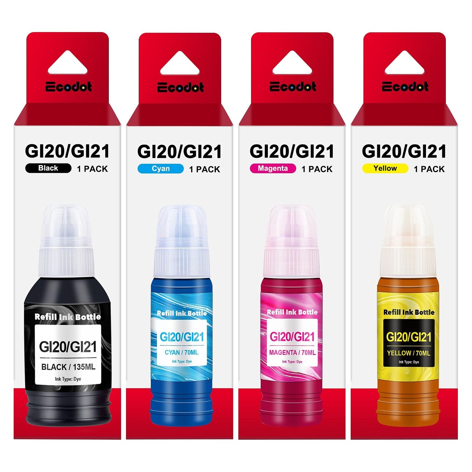 GI-21 G3260 G3270 Ink Bottles Compatible for Canon GI-21 GI21 Ink Refill Bott...