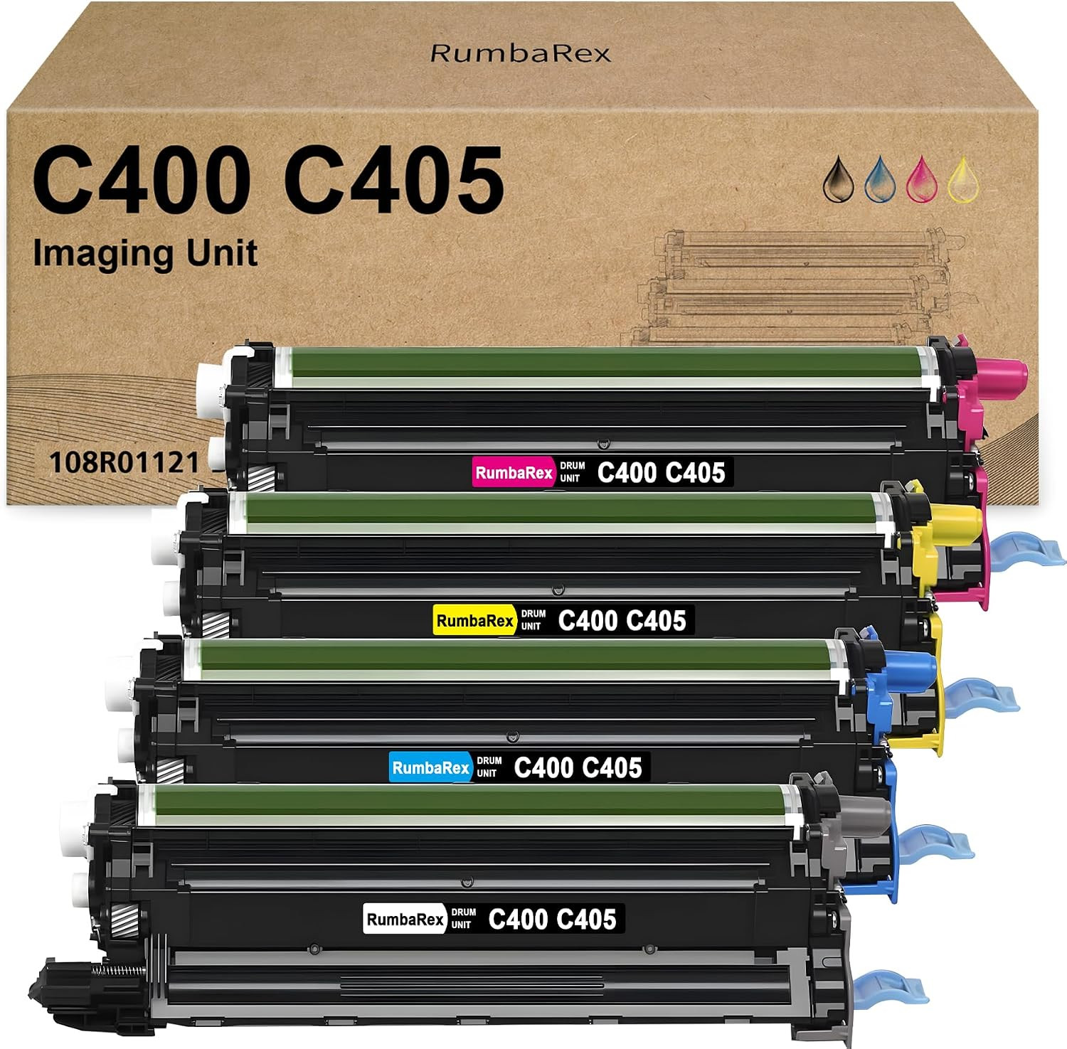 Versalink C400 C405 Printer Drum Cartridge Kit 108R01121 Imaging Unit 4Pack