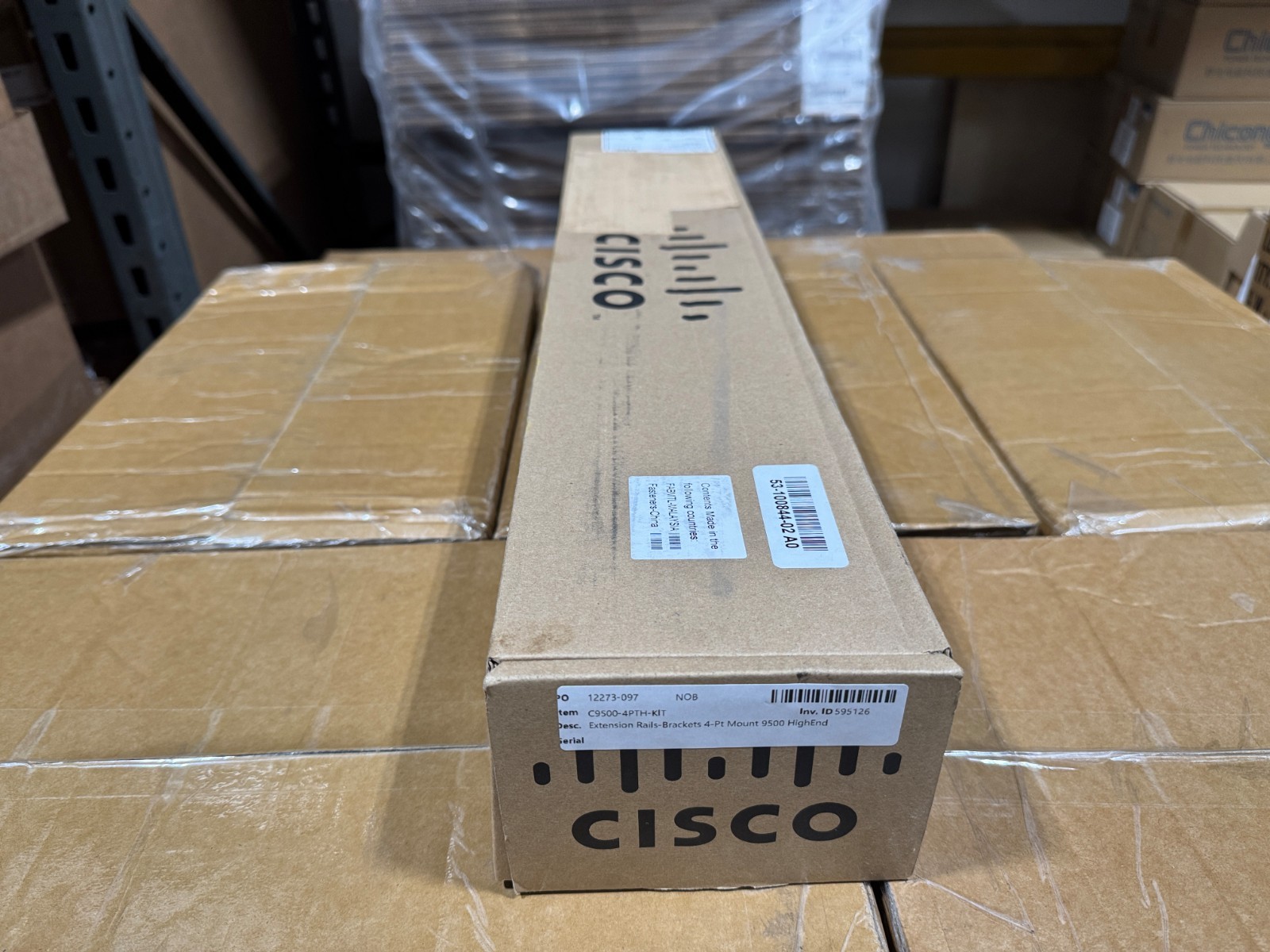 New Cisco 4-Point Rack Mount Extension Rail Kit C9500-4PTH-KIT