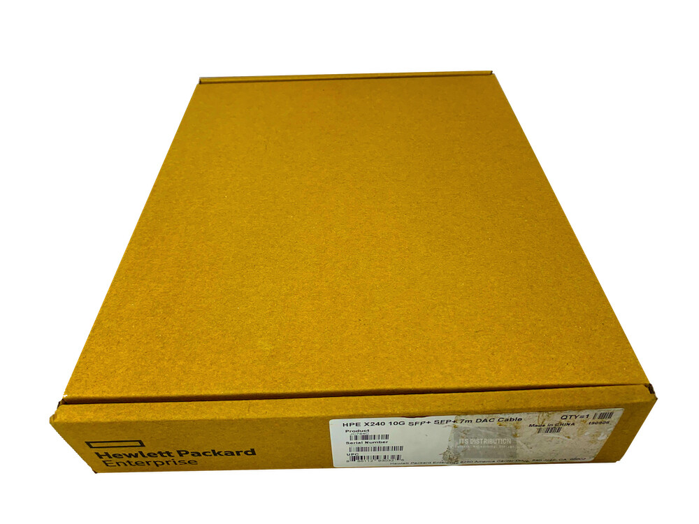 JC784C I Genuine New Sealed HPE X240 10G SFP+ SFP+ 7m Direct Attach Copper Cable