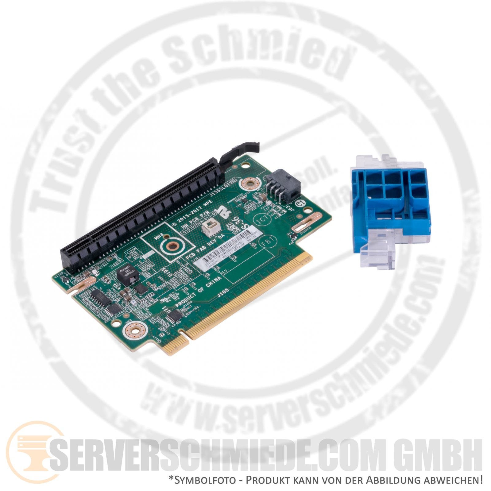 HP DL380 Gen10 Tertiary GPU 1x PCIe x16 3rd Riser card 809467-001