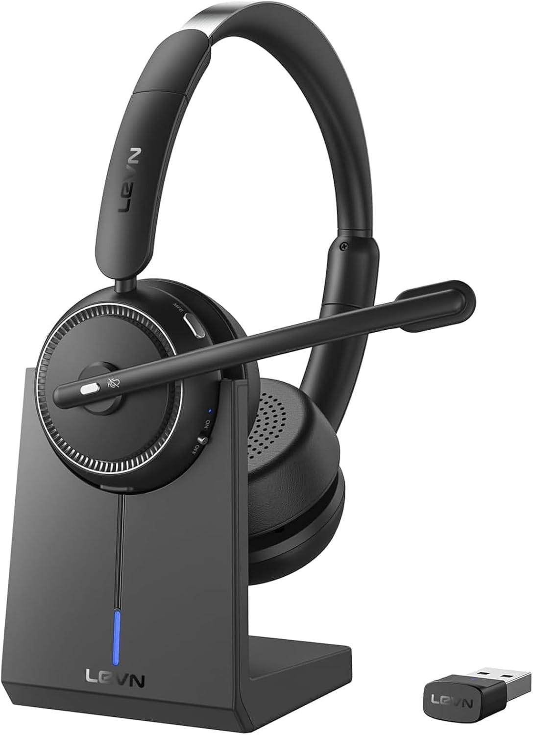 Auriculares Inalambricos con Microfono Cancelacion Ruido Boton Mute Trabajo