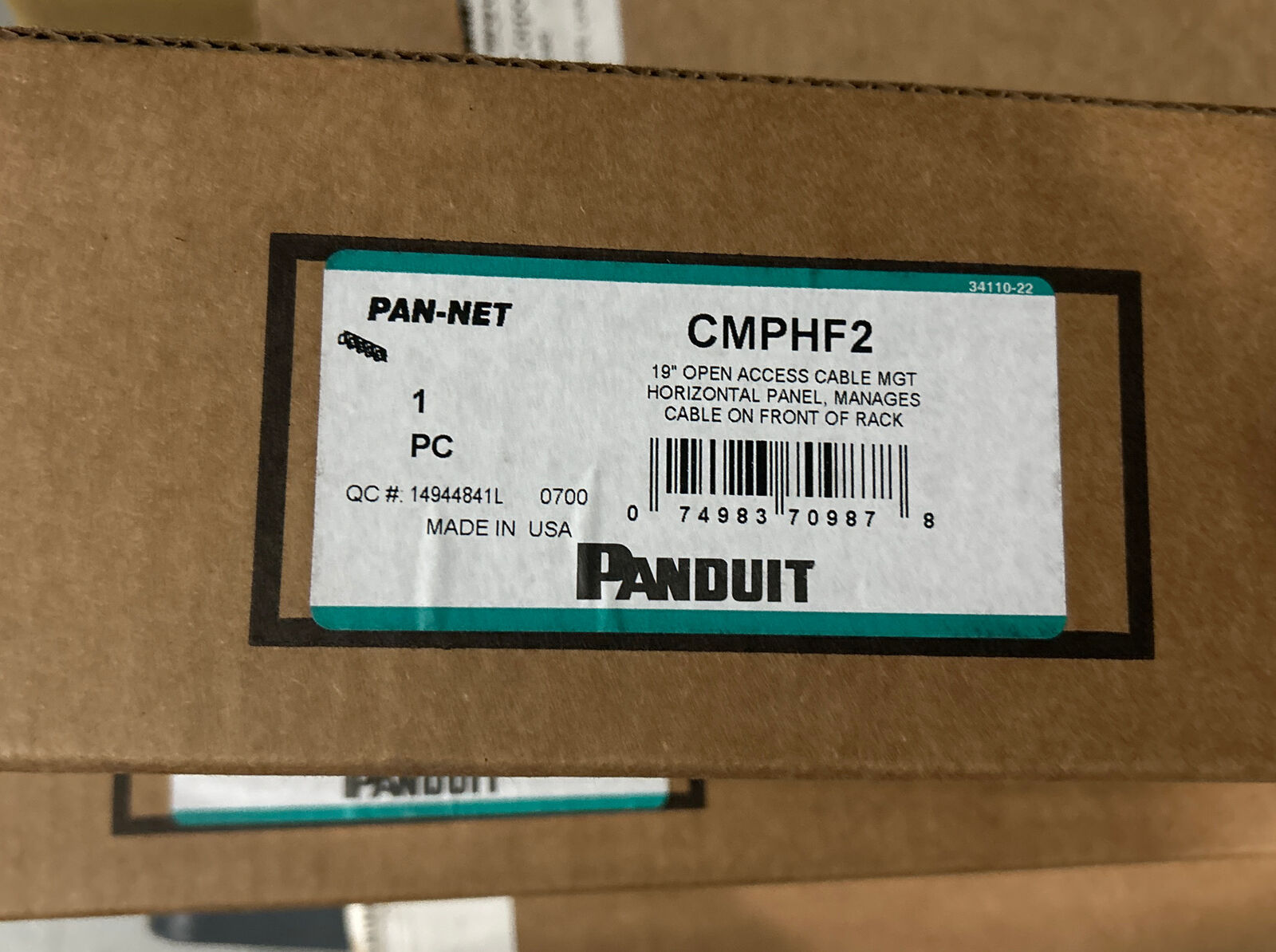 Panduit Open Access Cable Management CMPHF2