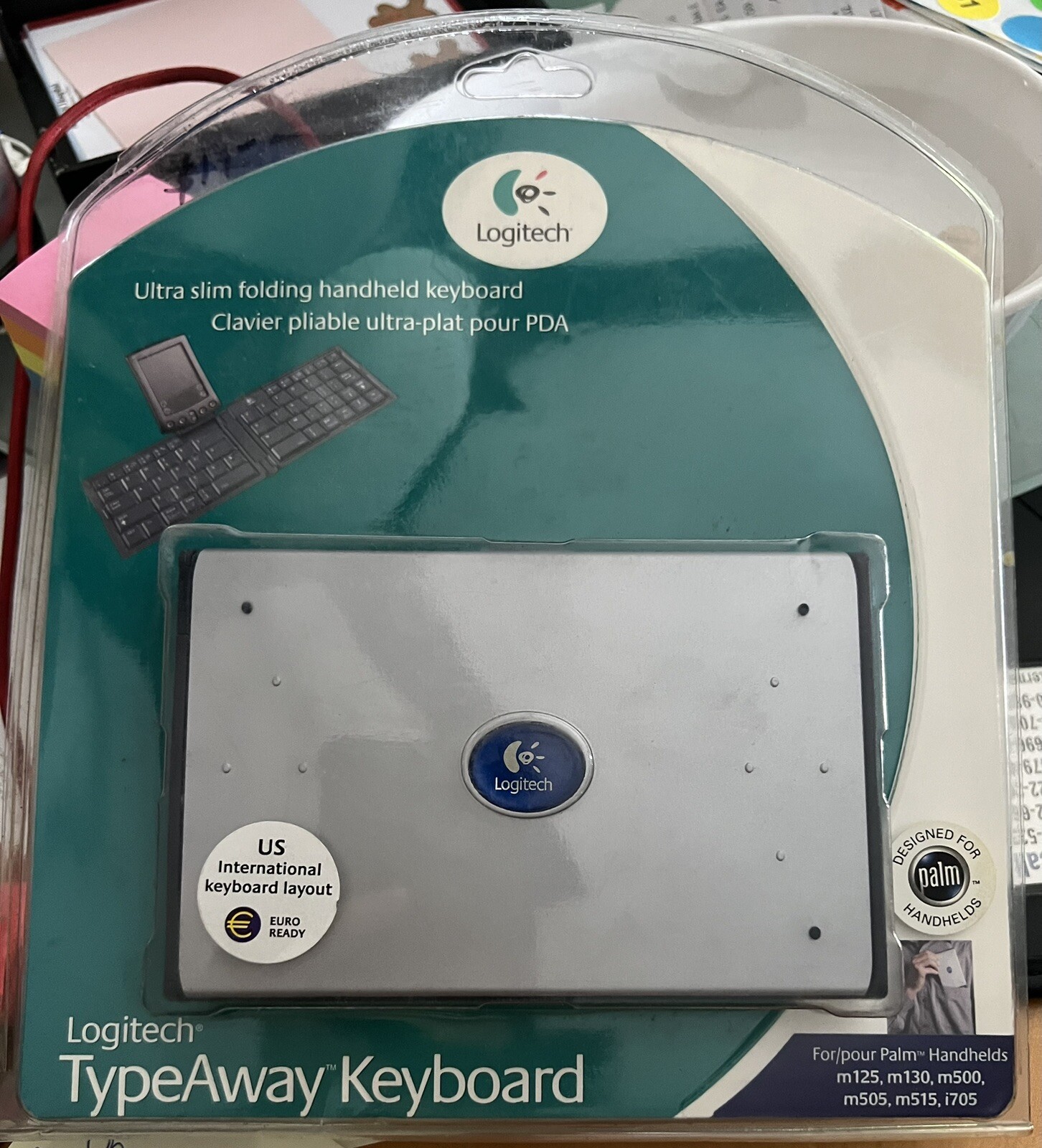 Logitech TypeAway Keyboard Ultra Slim Folding Keyboard For Palm Handhelds NEW