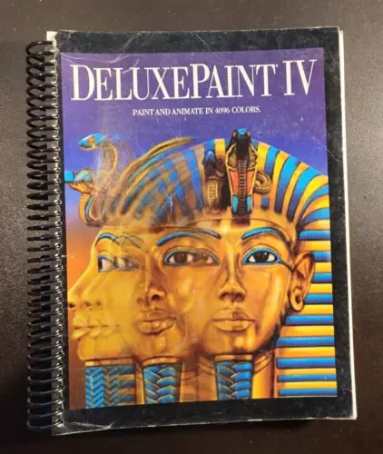 DeluxePaint IV Paint & Animate in 4096 colors - For New Artists - Manual & Disc