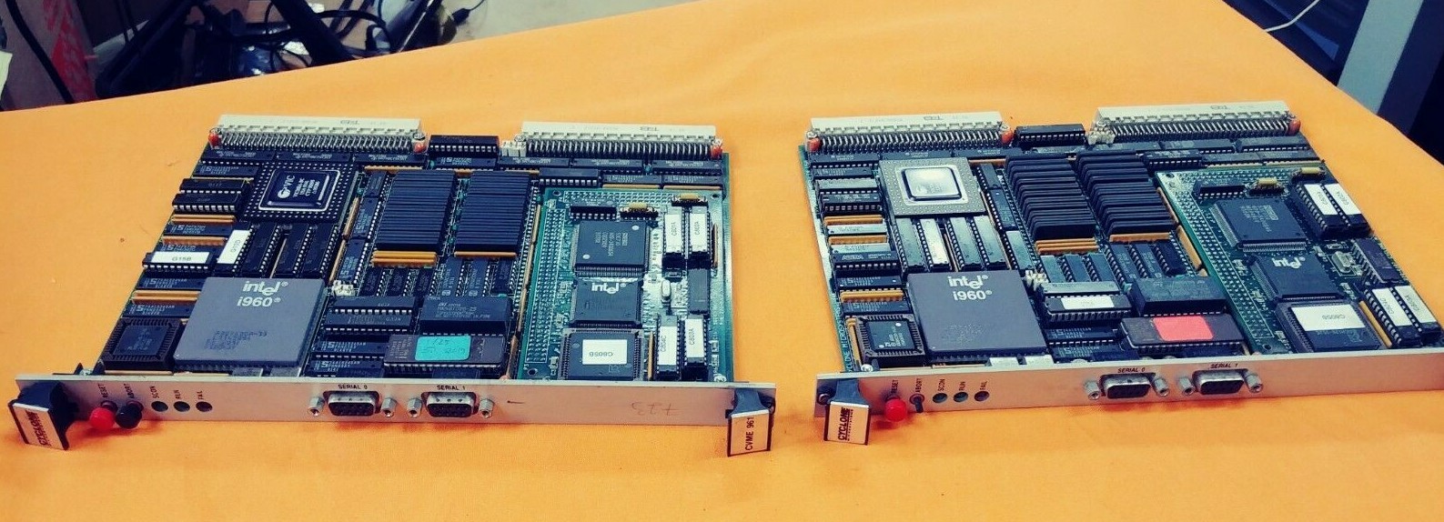 Lot of 2 CYCLONE MICROSYSTEMS 270-0107 SQC07 Rev. CBA CVME 961(*)