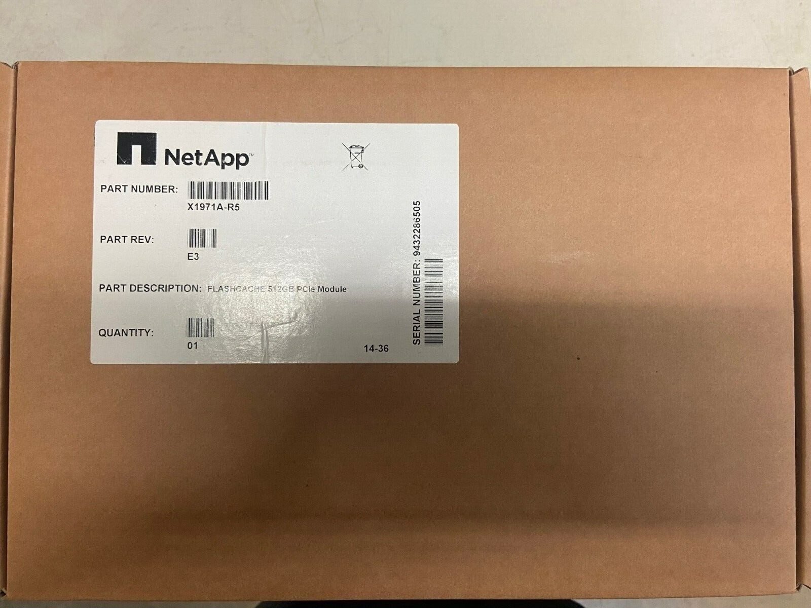NetApp X1971A-R5 Flash Cache 512GB PCI-E Module, 111-00708 w/ 2 Year Warranty