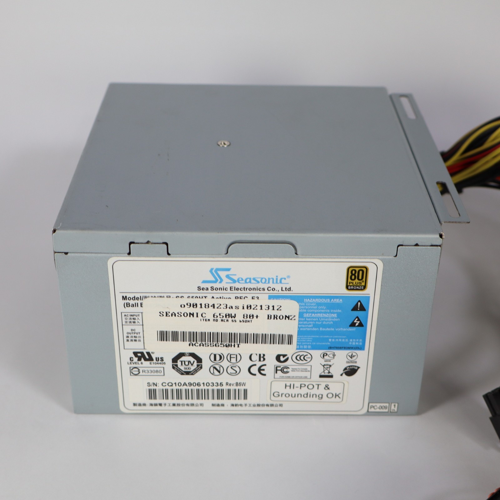 Seasonic SS-650HT 650W PC/Computer Power Supply 80 Plus Bronze