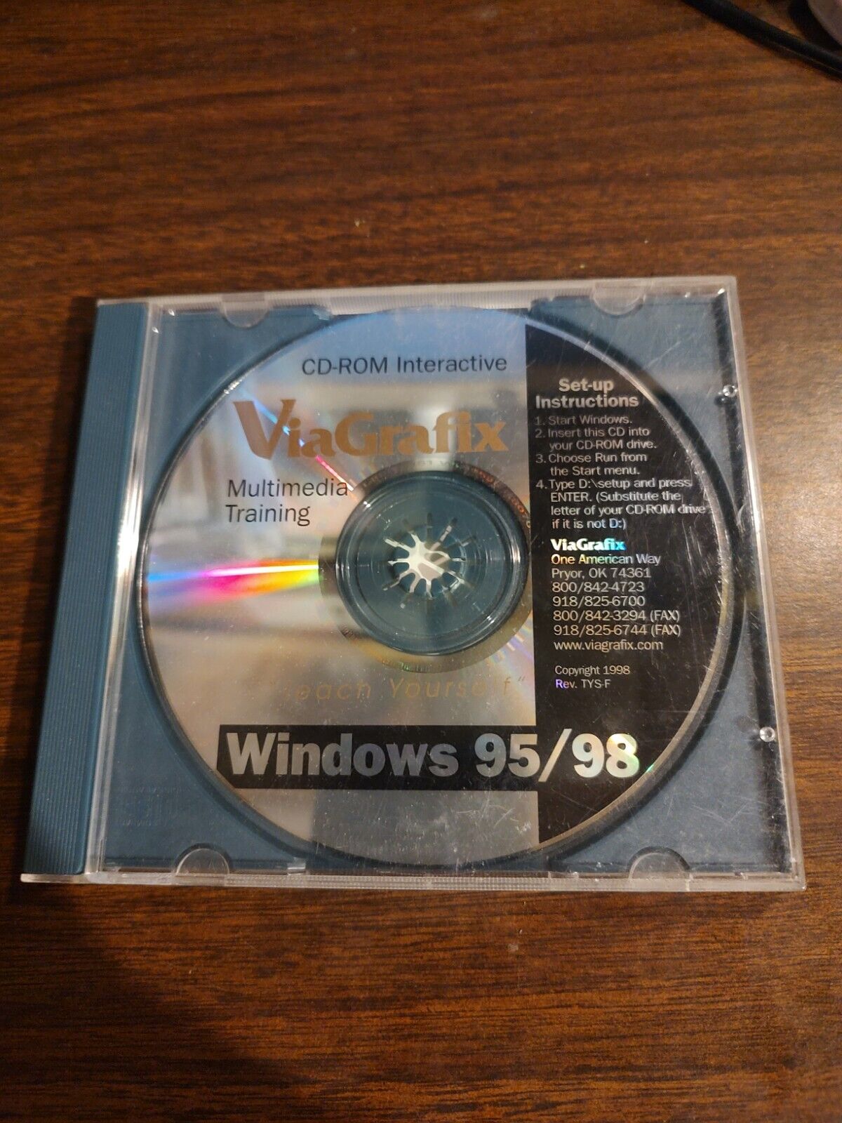 ViaGrafix Multimedia Training: Teach Yourself Windows 95/98 (CD, 1998) 