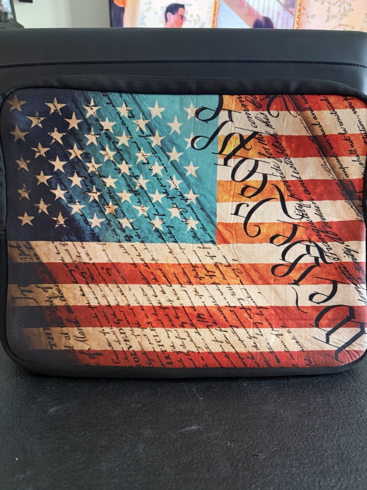 We The People Laptop Sleeve Case 15in American Flag Constitution Patriotic Cases