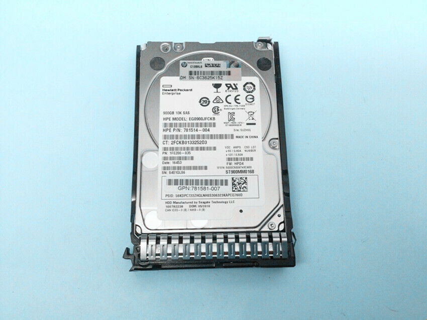 HP 713821-B21 900GB 6G SAS 10K 2.5in G7 DP ENT HDD 713961-001