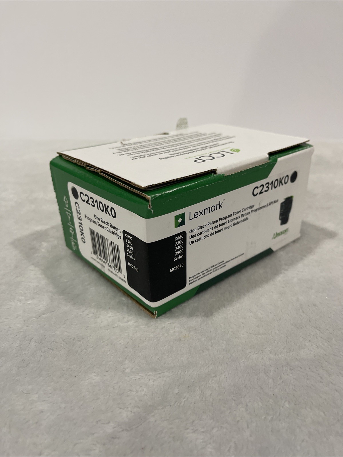 Genuine Lexmark C231HK0 Black High Yield Toner Cartridge