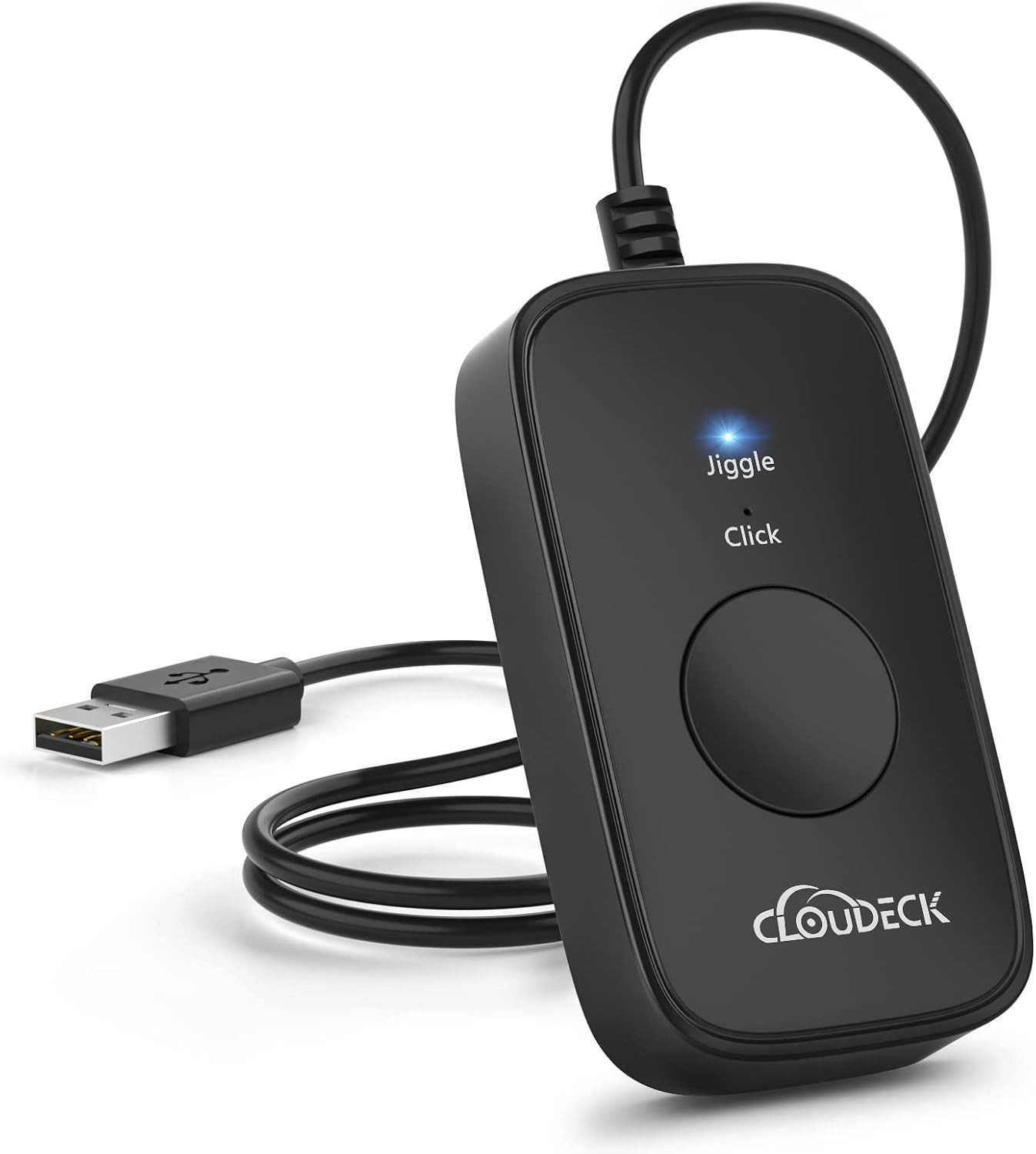 Mouse Jiggler Undetectable, USB Mover, Gaming Automatic Continuous Click
