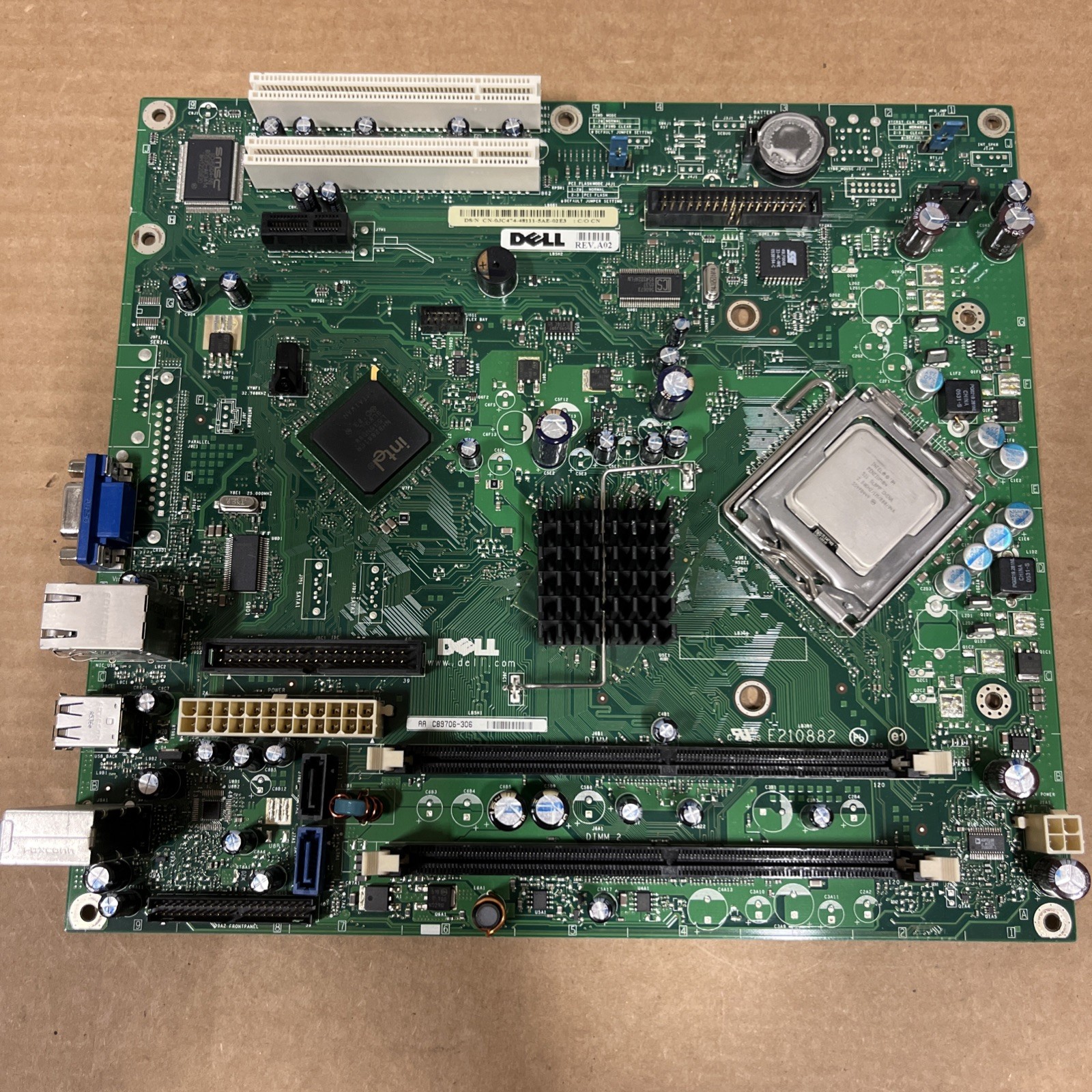 Dell Dimension E310 CN-0JC474 Motherboard W/ Intel Pentium 4 SL8PP 2.8GHz CPU