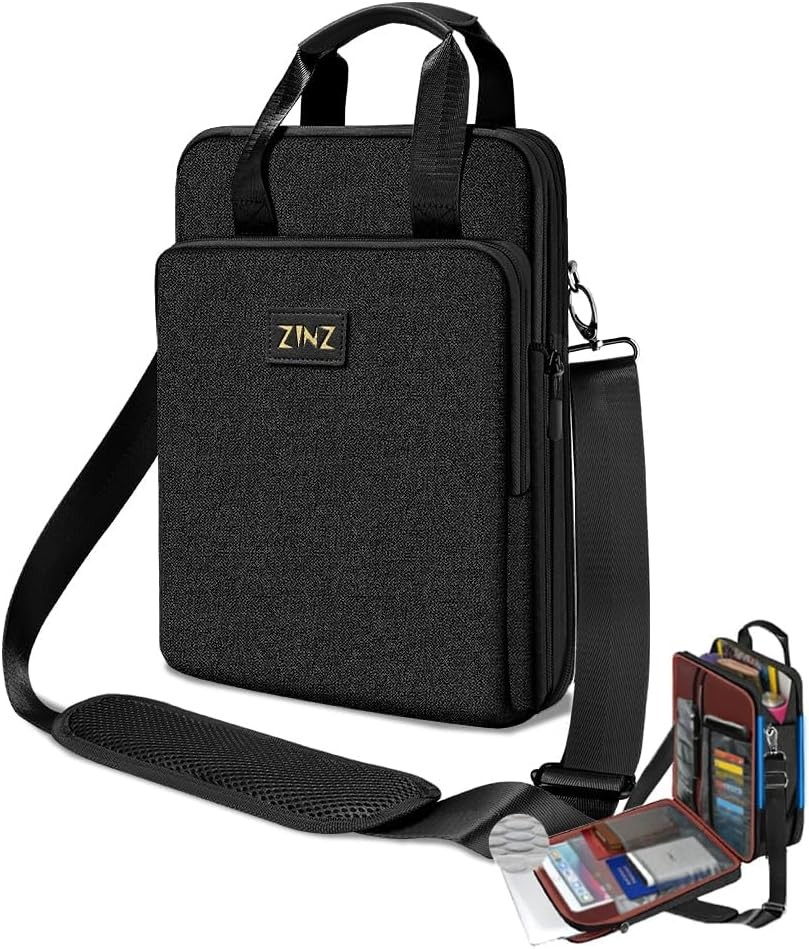 Laptop Shoulder Bag 12.3-13 inch Case Sleeve, Expandable Handbag for MacBook Air