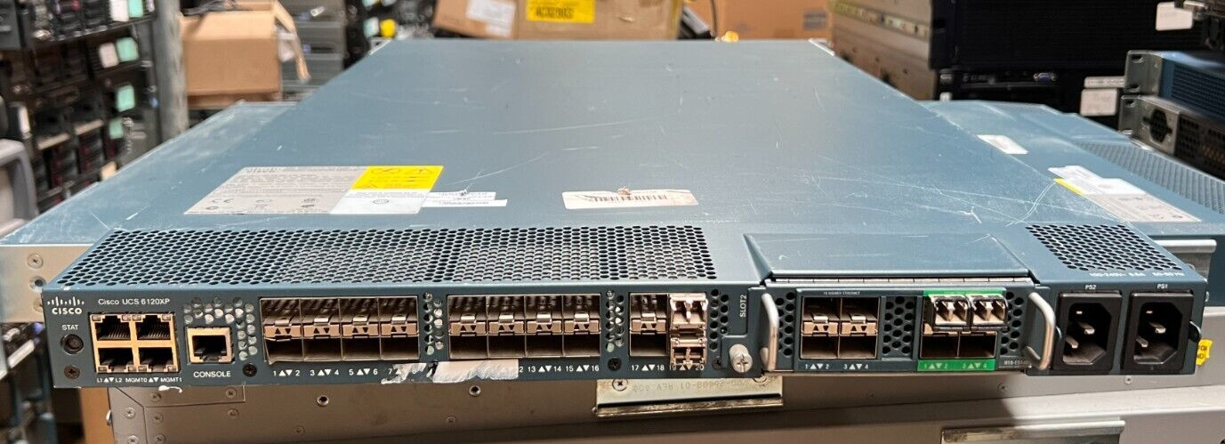 Cisco UCS 6120XP N10-S6100-UPG V03 20-Port Fabric Interconnect Switch +N10-E0440