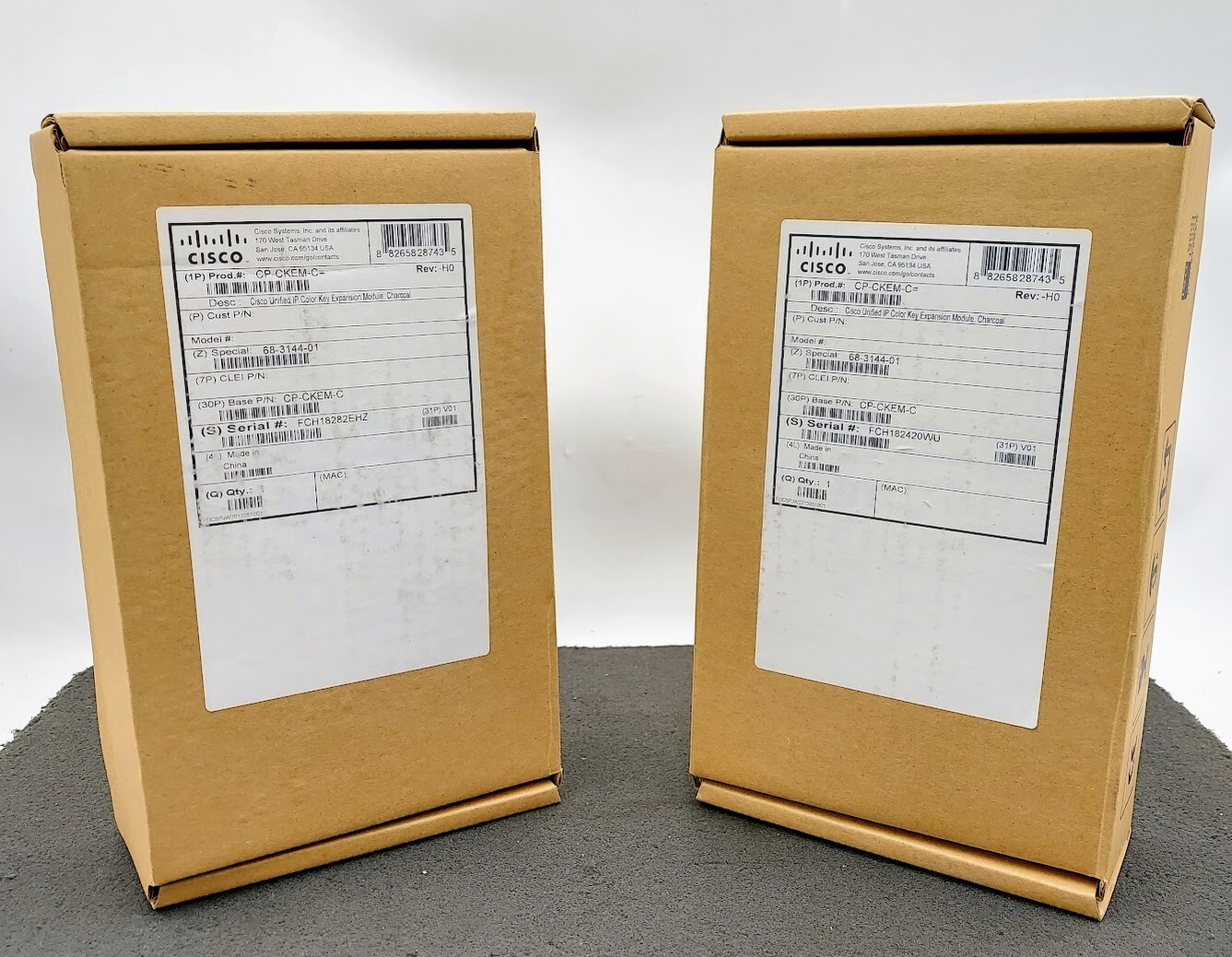 LOT OF 2 Cisco CP-CKEM-C Unified IP Color Key Expansion Module