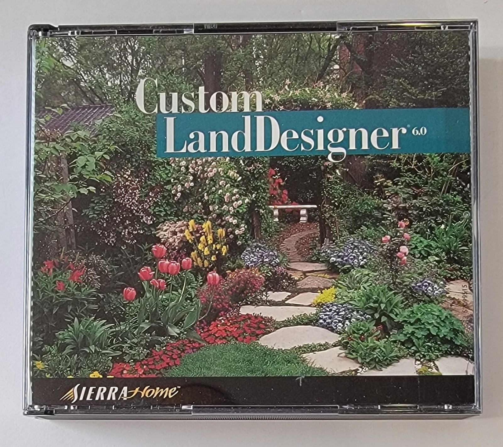 SIERRA HOME-CUSTOM LAND DESIGNER 3D 6.0, 3-DISC PC CD-ROM SET