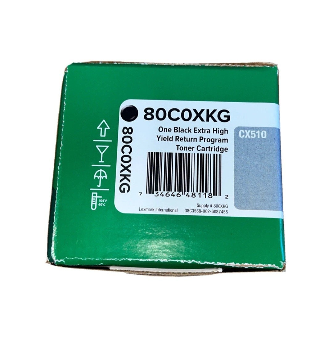 LEXMARK 80C0XKG (800XKG) Extra High Yield Black Toner