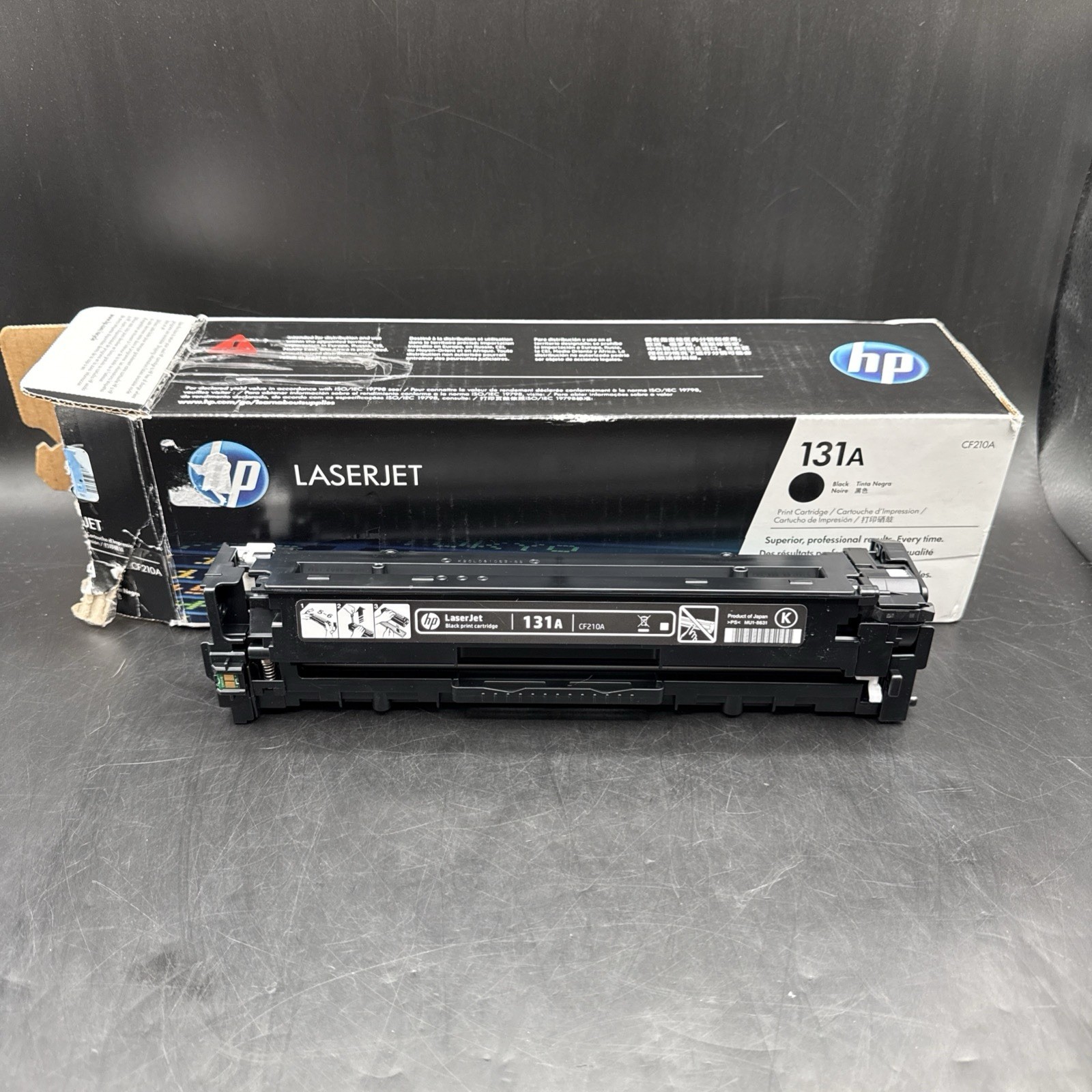 HP 131A Original LaserJet Toner Cartridge - Black CF210A ~Open Box
