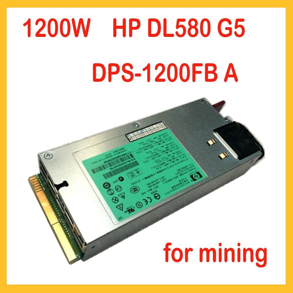 HP DL580 G5 1200W Server Power Supply DPS-1200FB A 438202-002 440785-001+6pin 