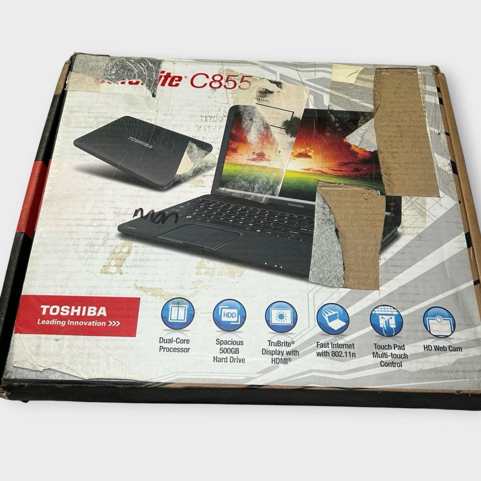 Toshiba Satellite C855D-S5320 15.6” Laptop Complete Factory Wrapped Untested