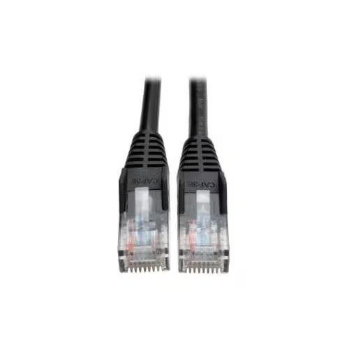 Eaton Tripp Lite N001-003-BK Cat5e Snagless Ethernet Patch Cable 3ft Black