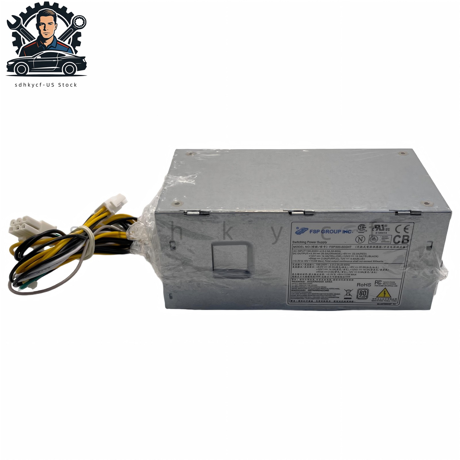 PA-2301-3 PA-2331-11 300W Power Supply 6Pin + 4Pin Fits Liteon US STOCK