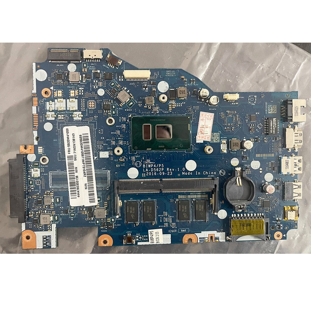 For Lenovo 110-15ISK I3-6100U 4G Integrated Motherboard LA-D562P 5B20M41058