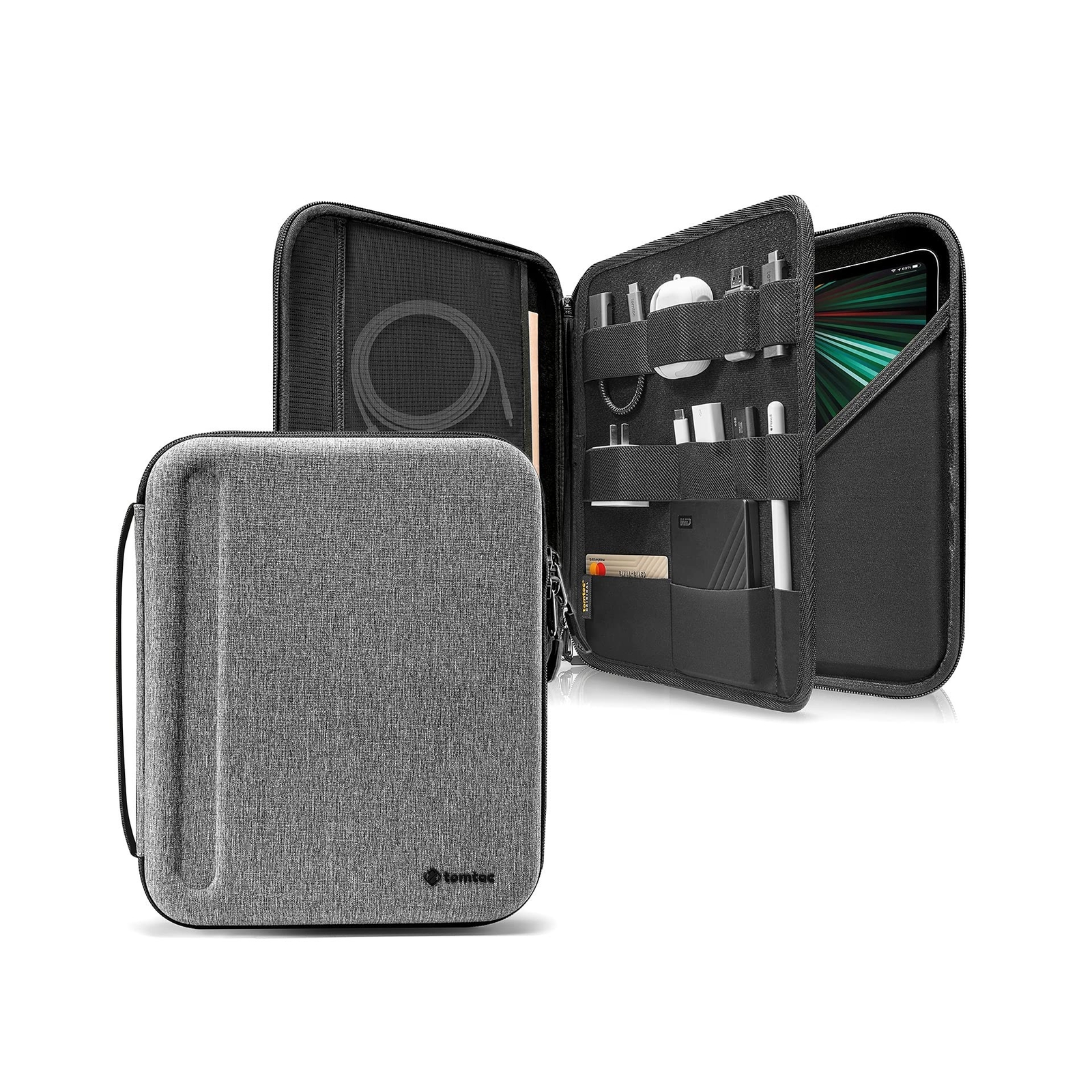 tomtoc Portfolio Case for iPad Pro 12.9-inch 2022/2021/2020, Protective Sleev...