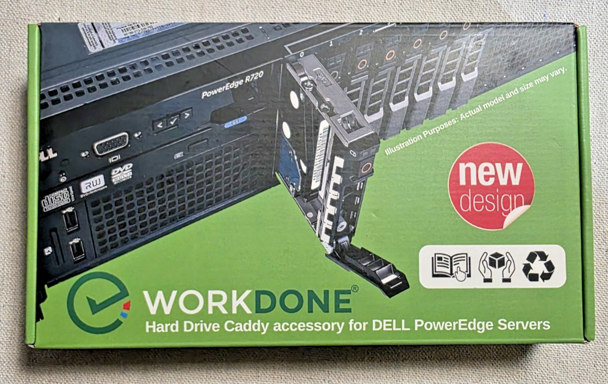 WorkDone 3.5 inch Drive Caddy with 2.5 inch HDD Adapter