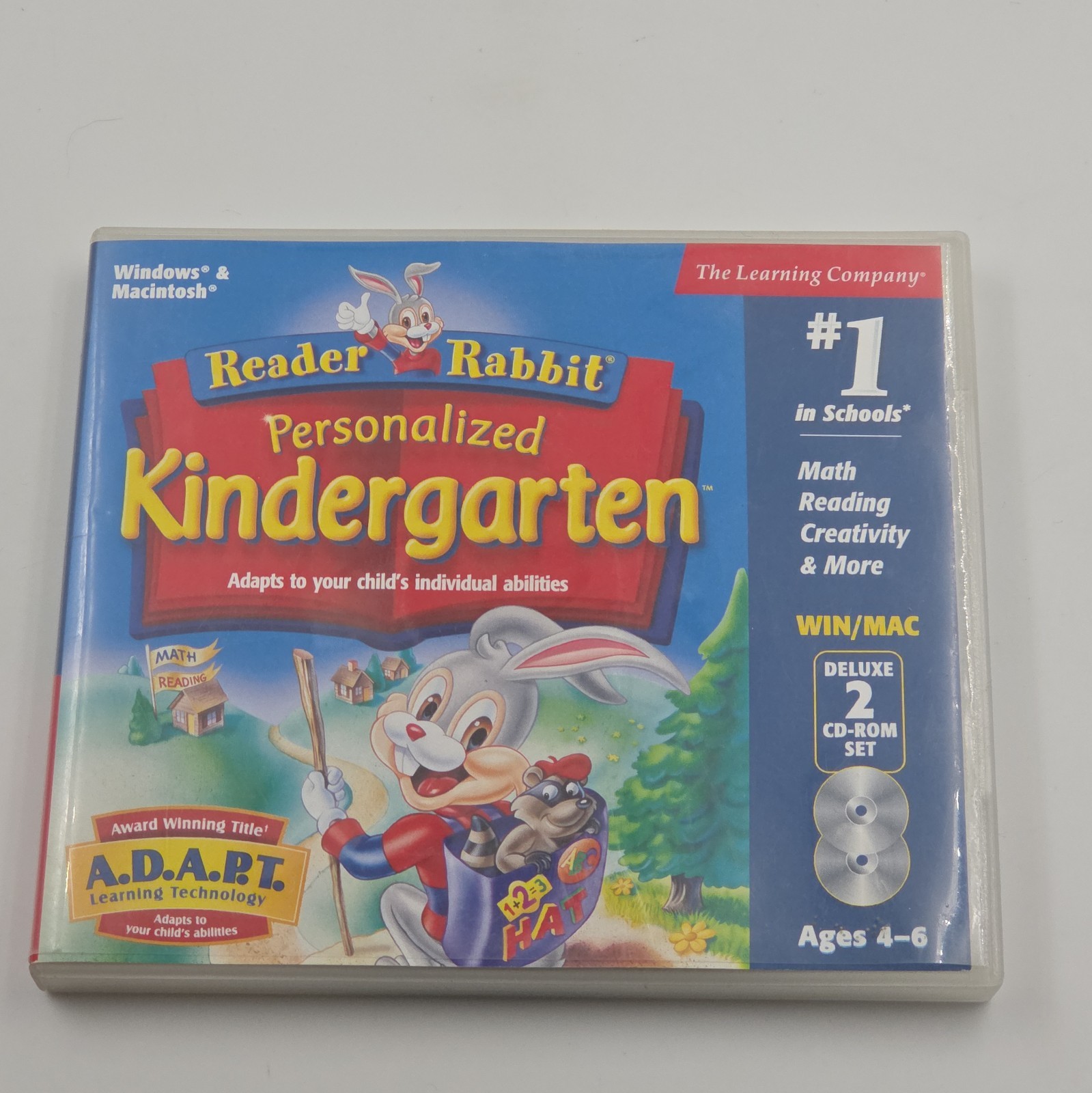 The Learning Company Reader Rabbit S Personalized Kindergarten... CD Rom set 