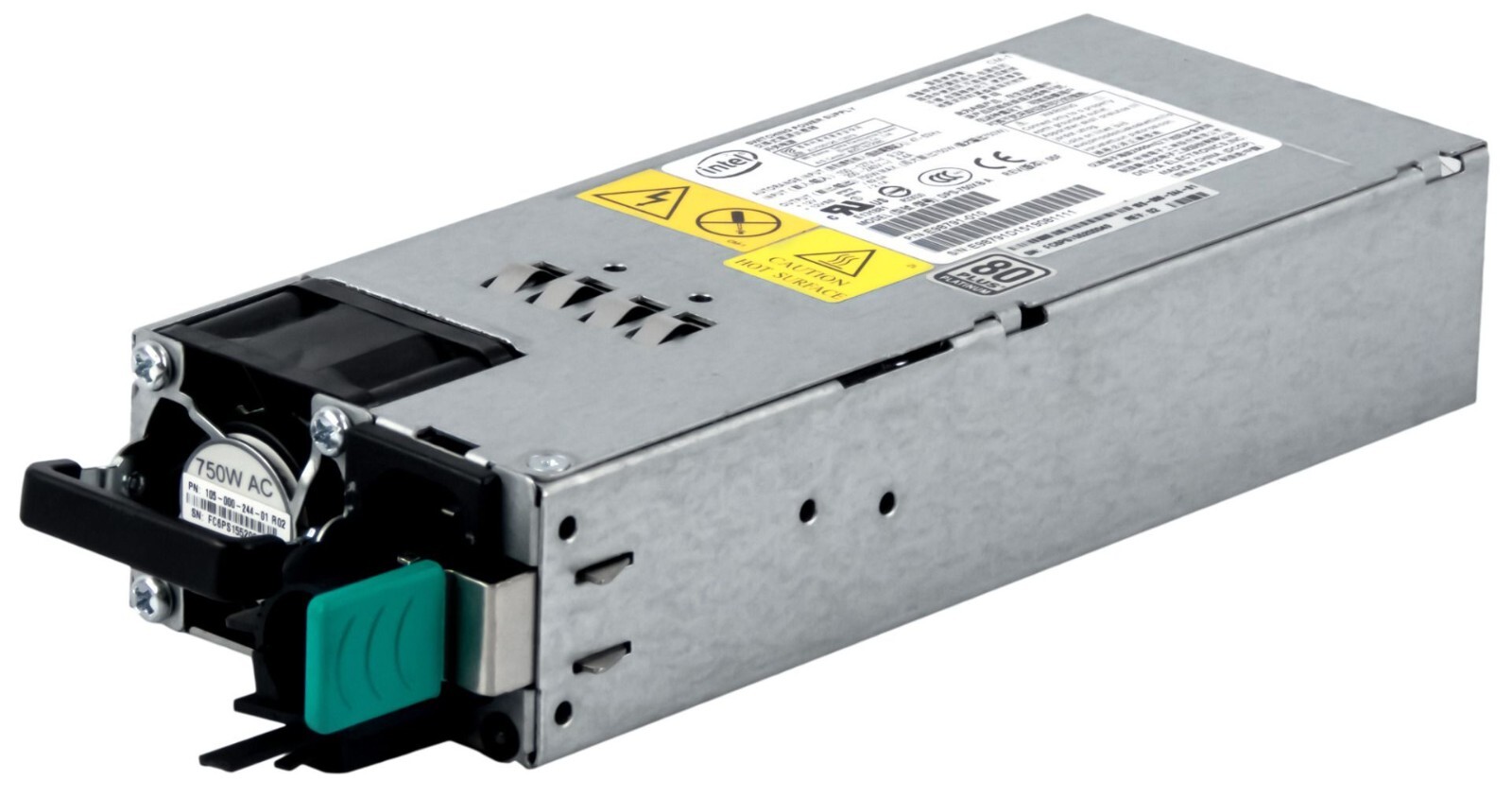 SERVER POWER SUPPLIES INTEL E98791-010 750WATT DPS-750XB A HOT SWAP 80+ PLATINUM